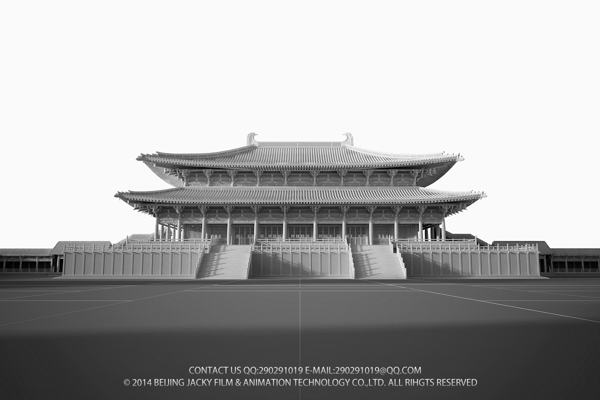 影視級3D古建復(fù)原圖5