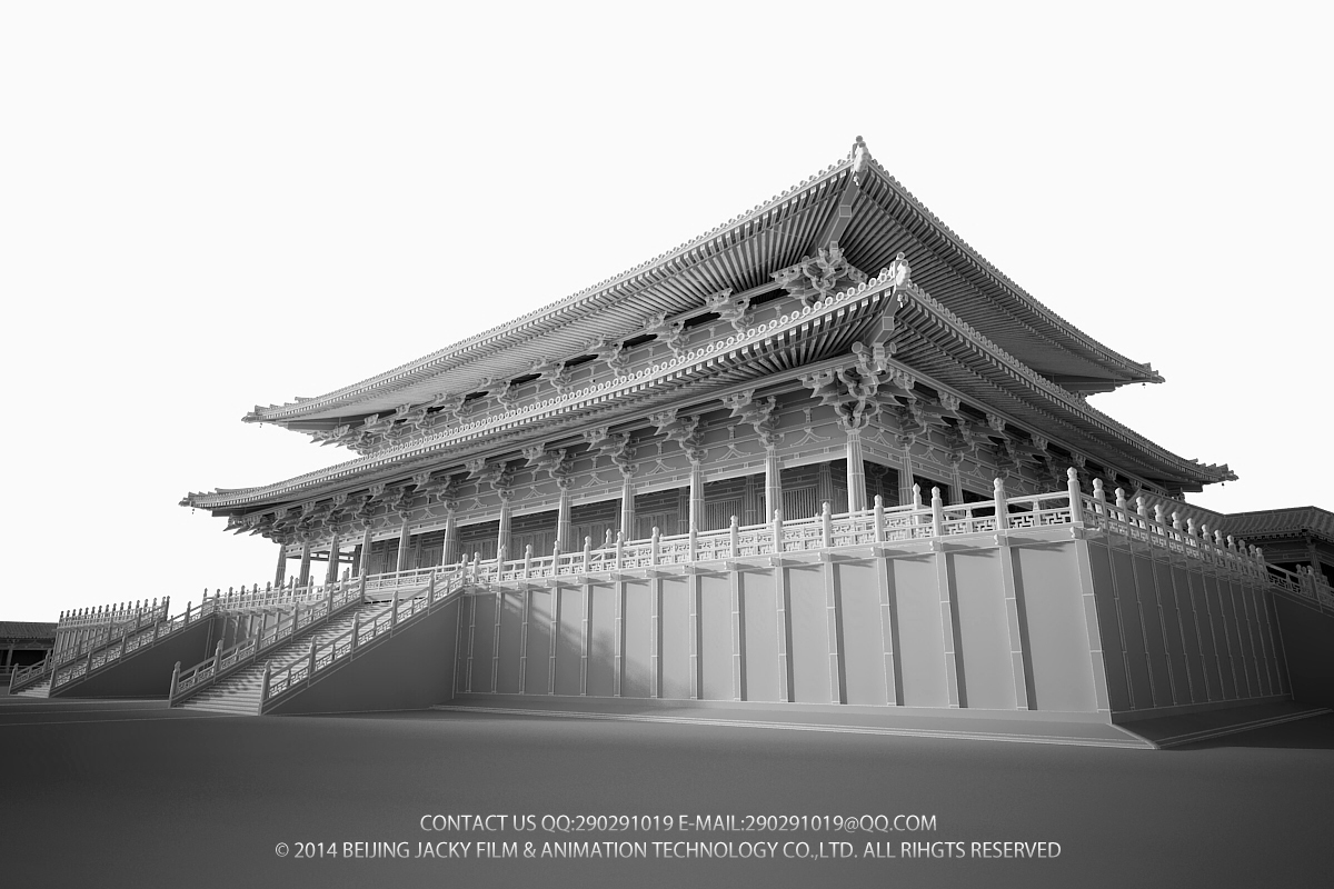 影視級(jí)3D古建復(fù)原圖6