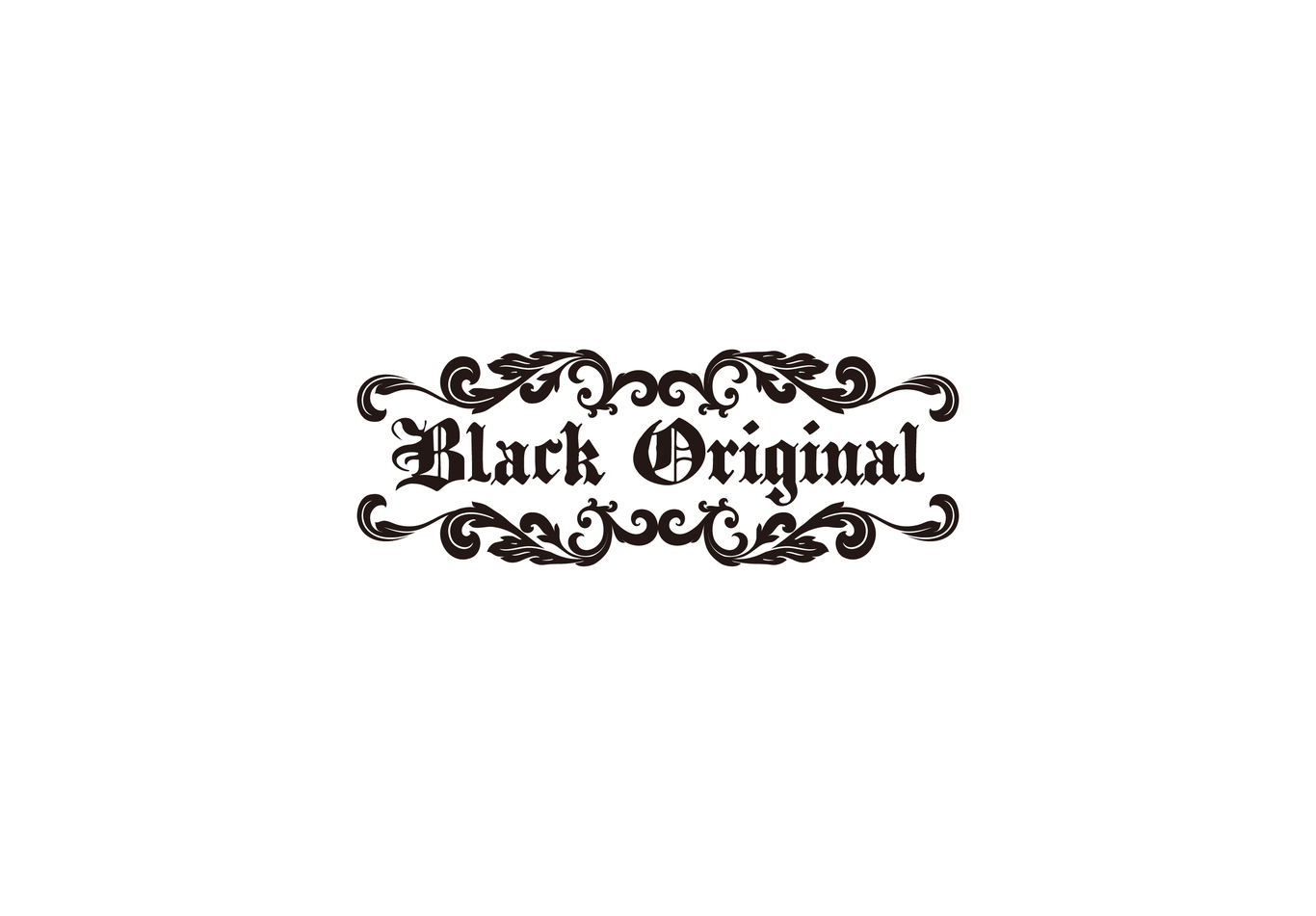 BLACK ORIGINAL字体设计图1