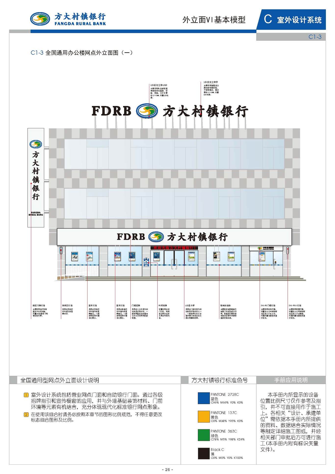 阿拉善左旗方大村镇银行vis手册设计项目图17