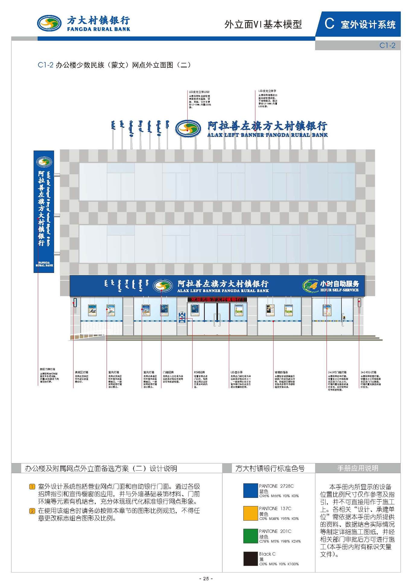 阿拉善左旗方大村镇银行vis手册设计项目图16