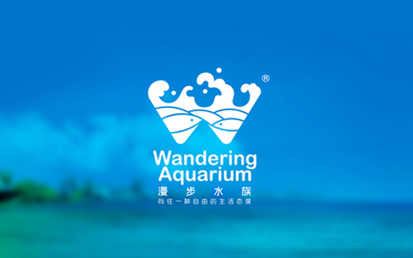 北京漫步水族logo設計