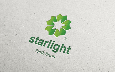 Starlight牙刷生产商Logo设...