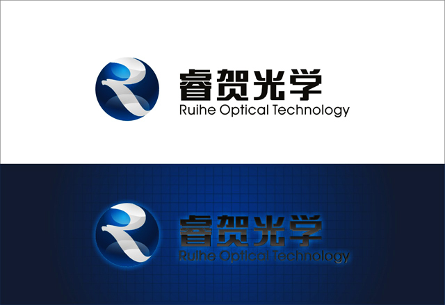 上海睿贺光学LOGO及品牌LOGO设计图0