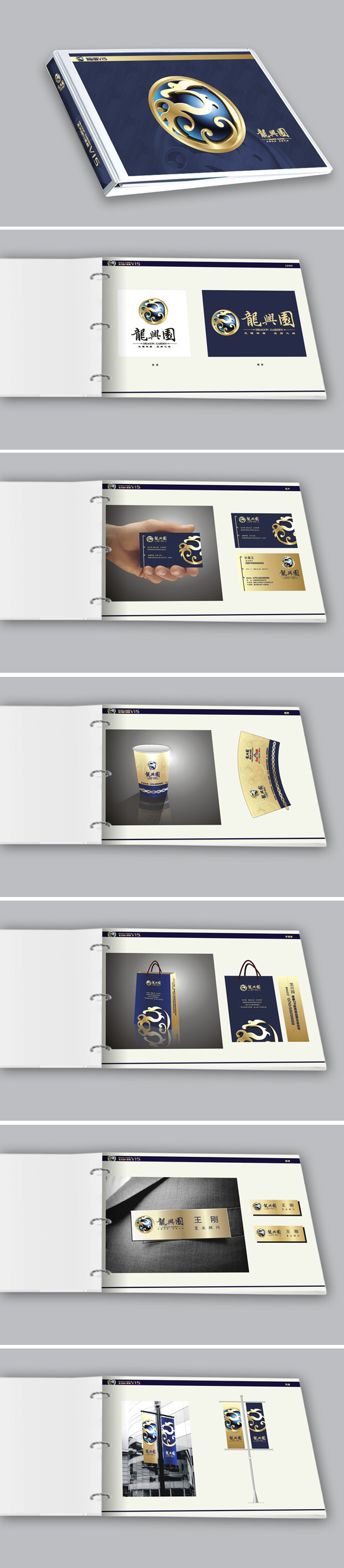 龙兴园VIS设计案例图0