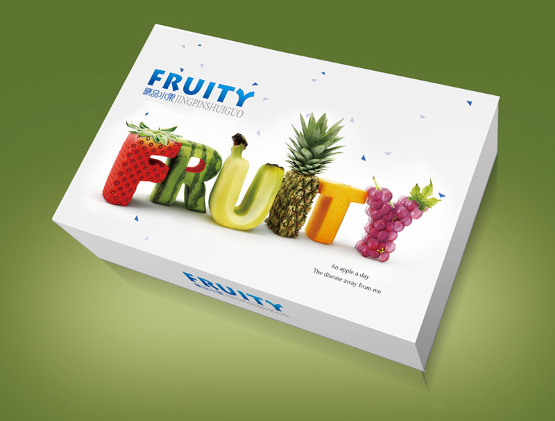 fruity品牌的水果包裝設(shè)計(jì)圖1