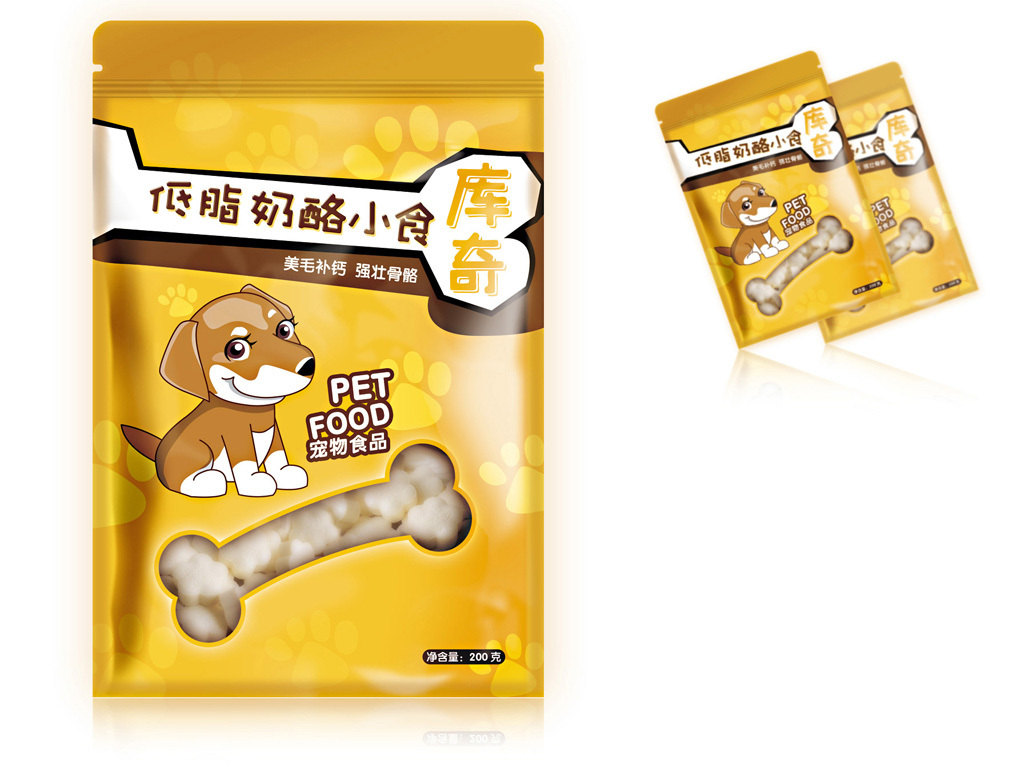 庫奇品牌的犬用奶酪袋子設計圖1