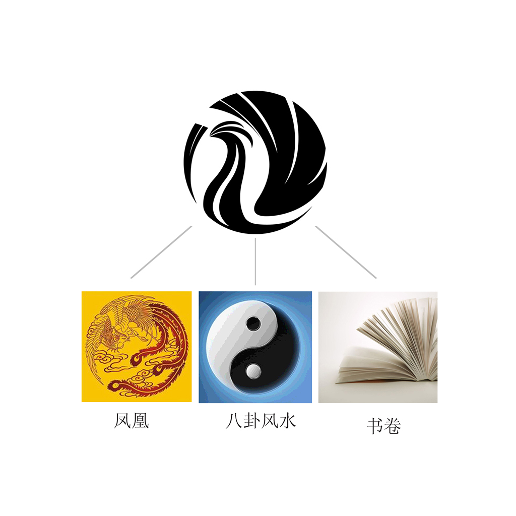 鳳凰廣場LOGO設(shè)計圖1