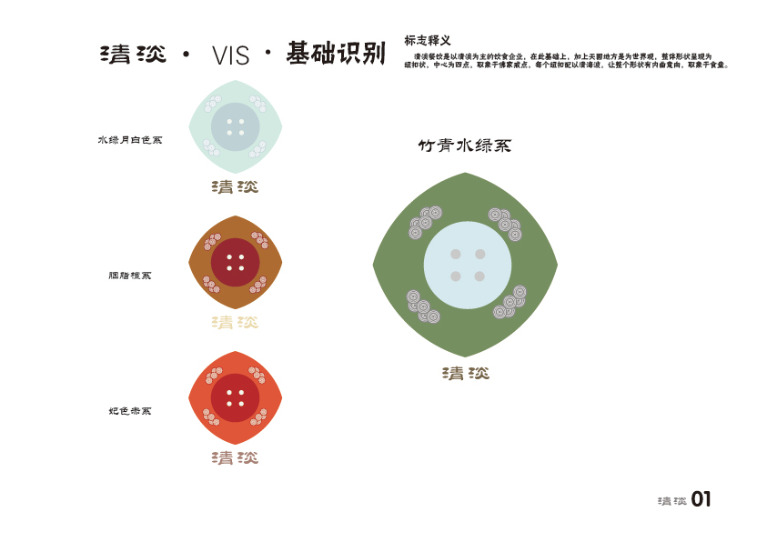 清淡餐饮logo设计图1