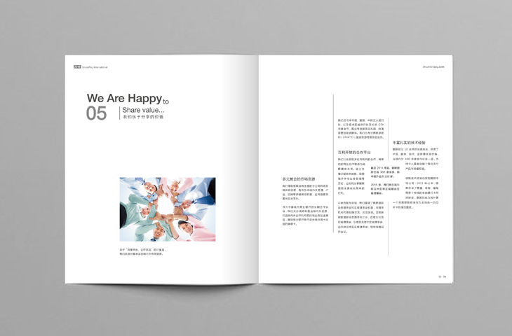 金融銀行投資行業(yè)畫冊設計｜銀聯企業(yè)宣傳冊設計圖1