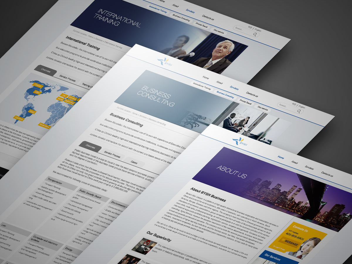 博雅国际网站建设图1