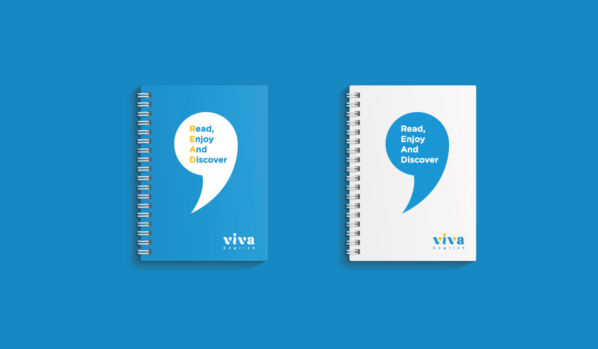 英語閱讀培訓機構 VIVA English 品牌設計圖7