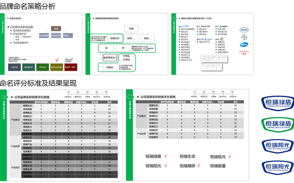 恒瑞健康品牌中文命名与产品中英文命名