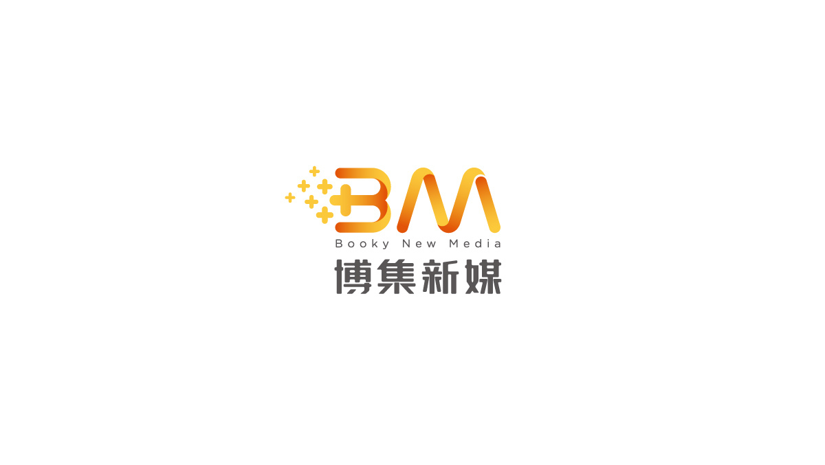 新媒体品牌博集新媒标志设计图0