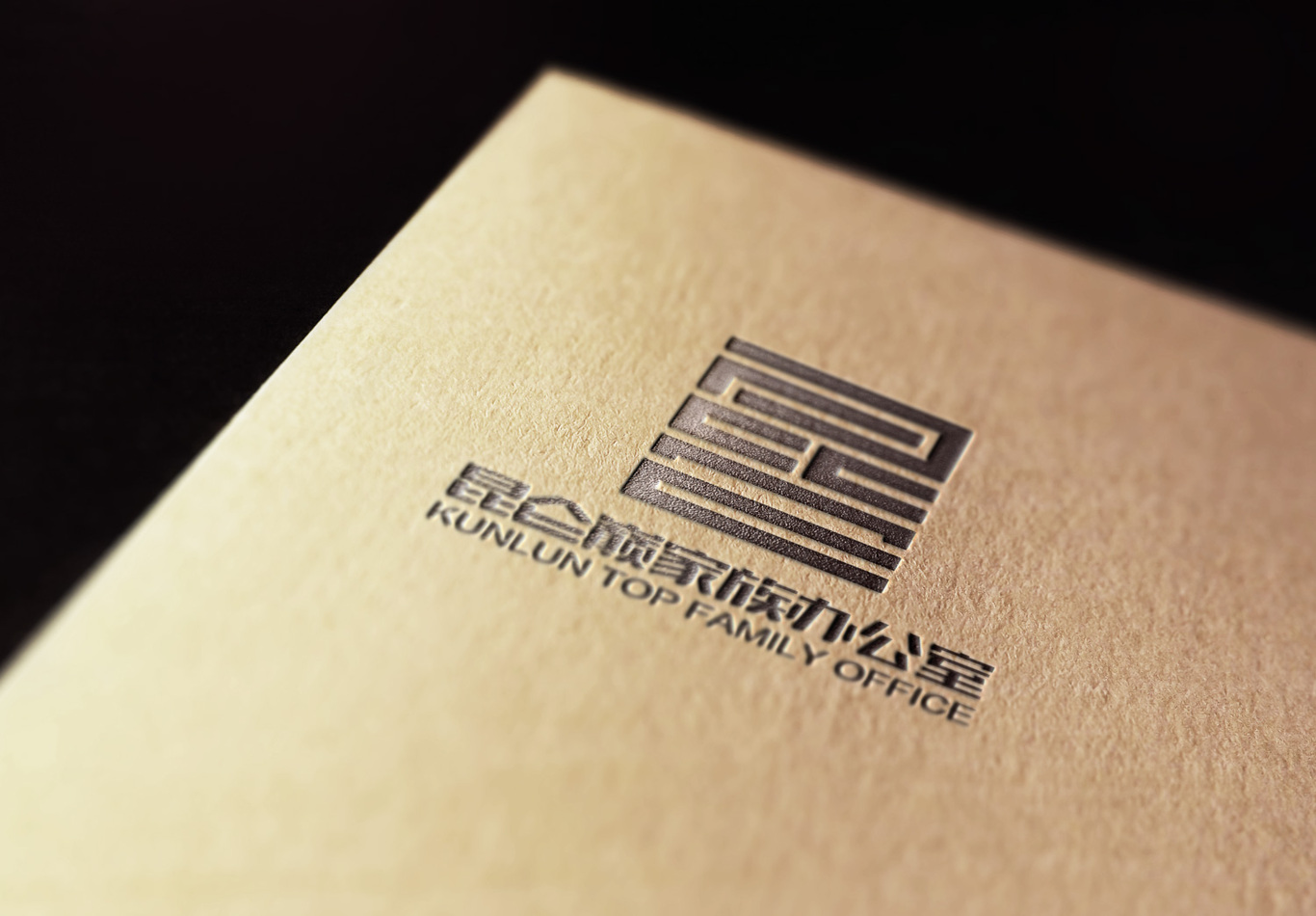 昆侖巔家族辦公室LOGO設計圖3