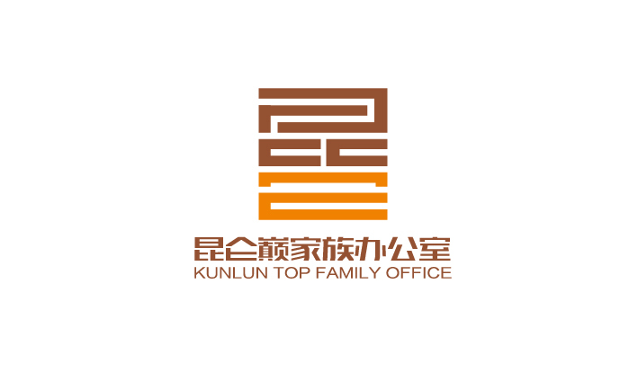 昆侖巔家族辦公室LOGO設計圖0