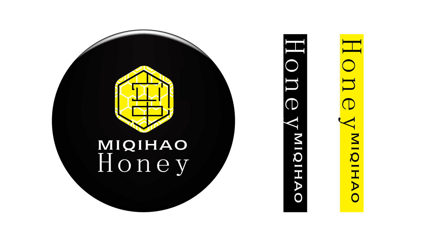 miqihao honey 品牌標(biāo)志設(shè)計(jì)圖1