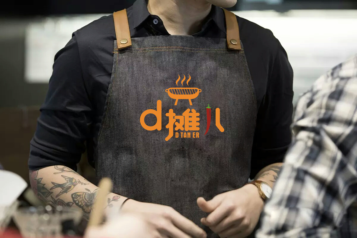 D攤兒餐飲品牌LOGO設(shè)計(jì)圖6