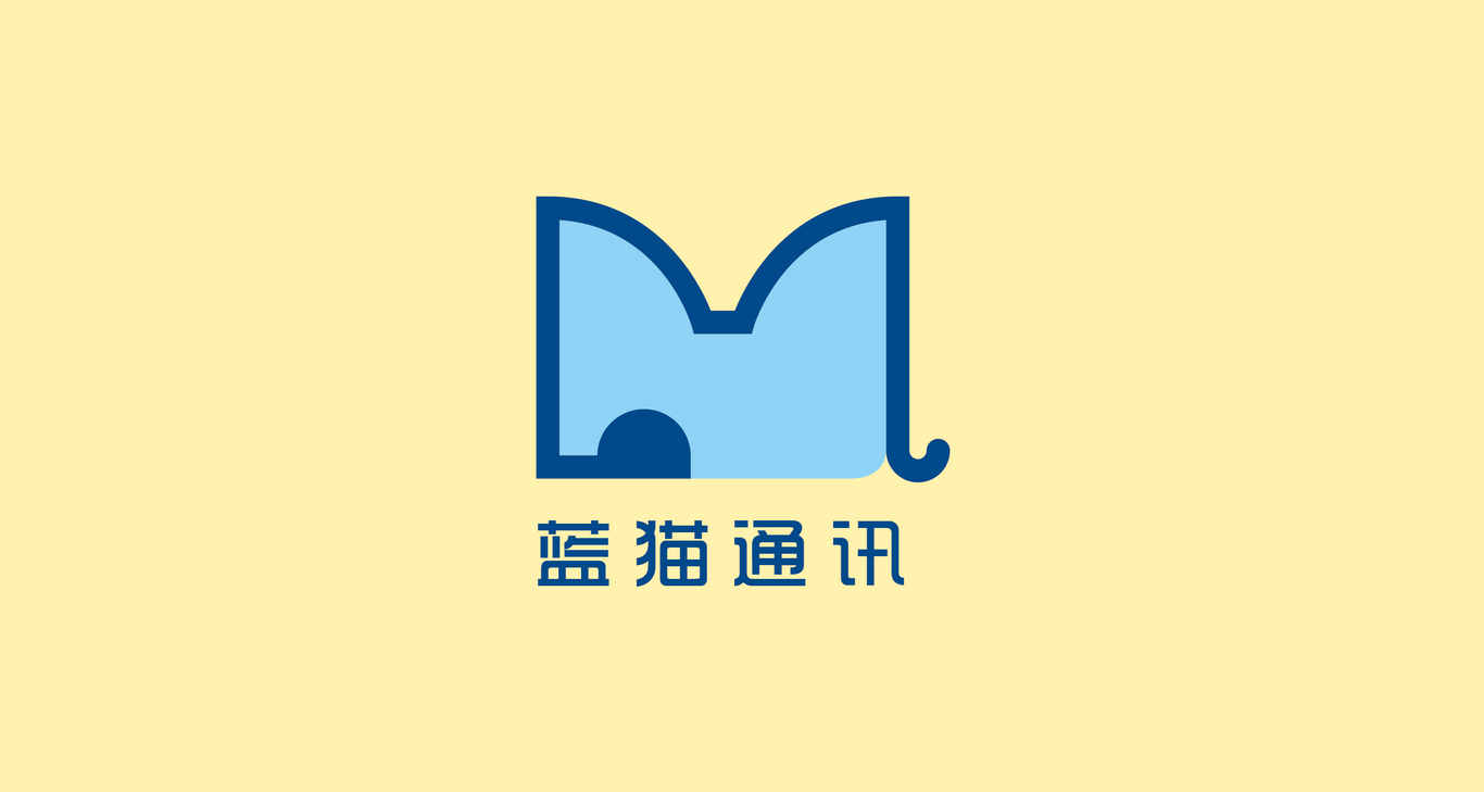 藍貓移動LOGO設(shè)計圖0