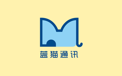 蓝猫移动LOGO设计