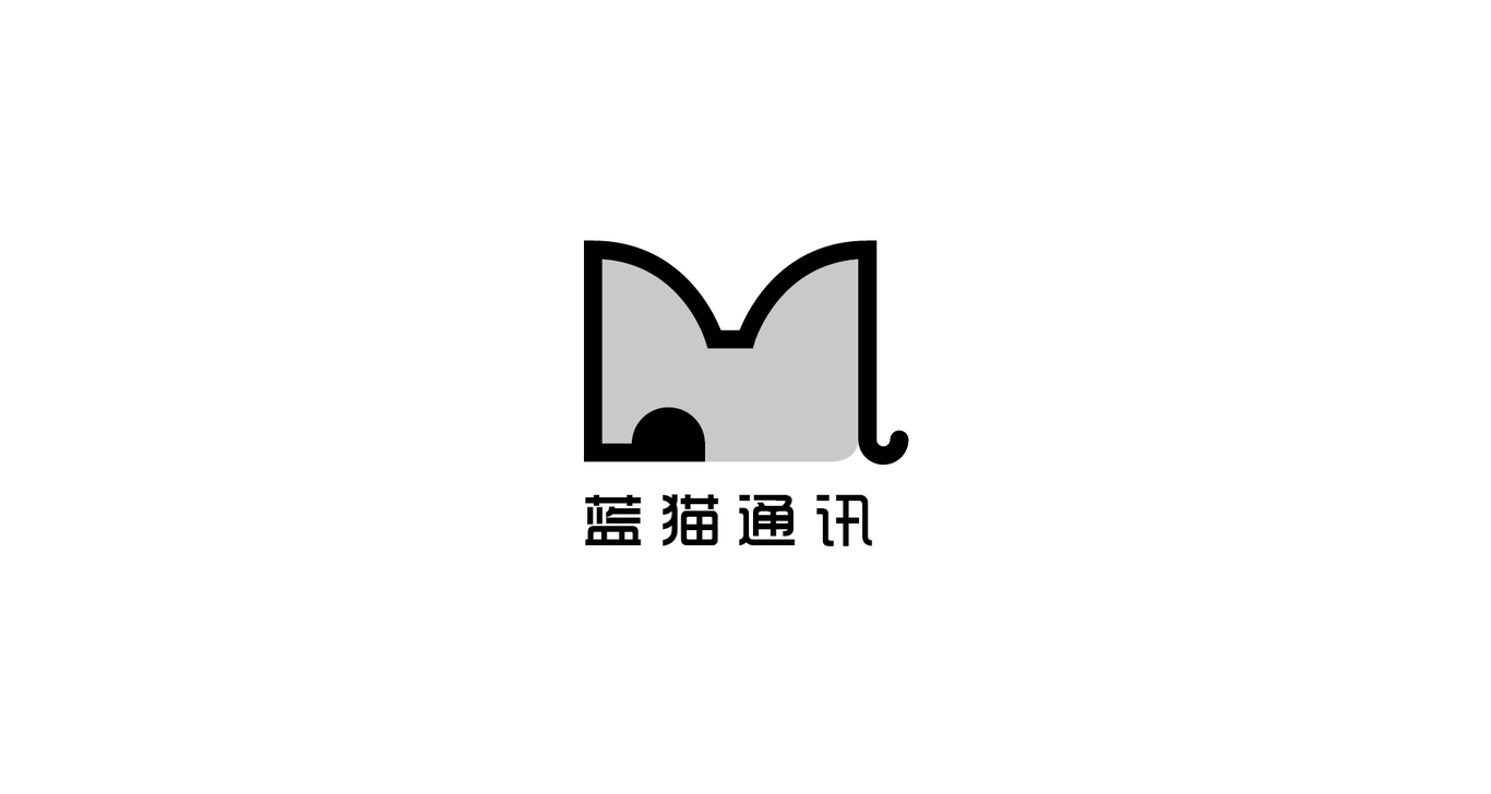 藍貓移動LOGO設(shè)計圖1