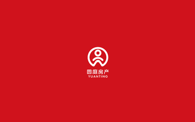 圆庭房产logo设计