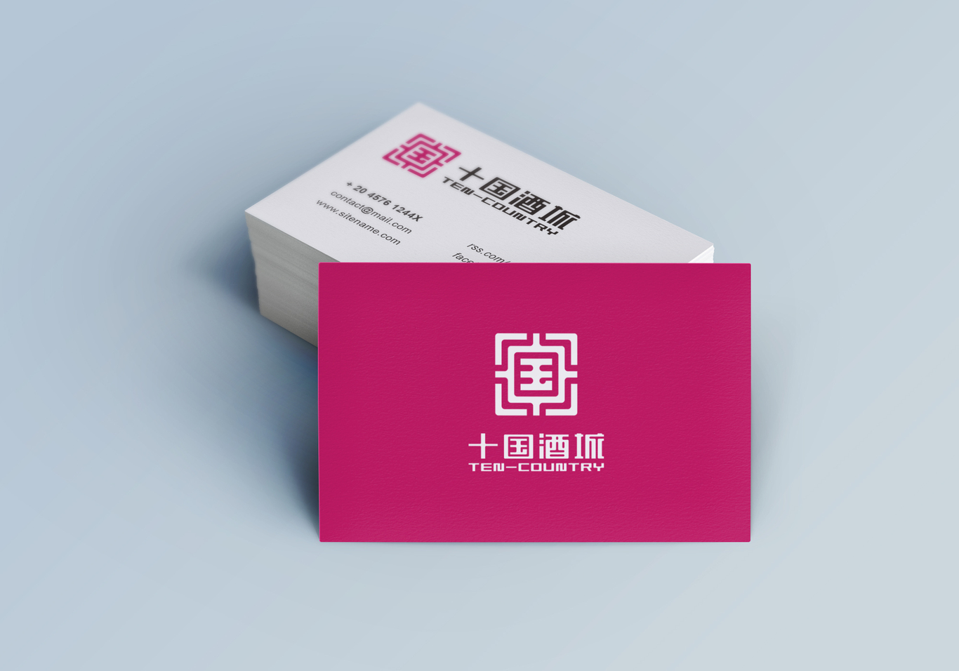 十國酒城標志（LOGO）設計圖1