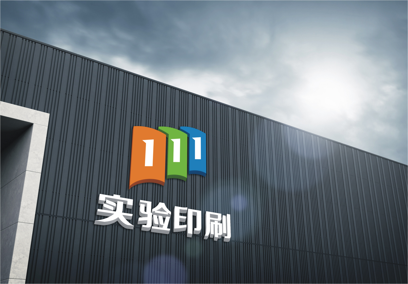 南京实验印刷LOGO设计图2