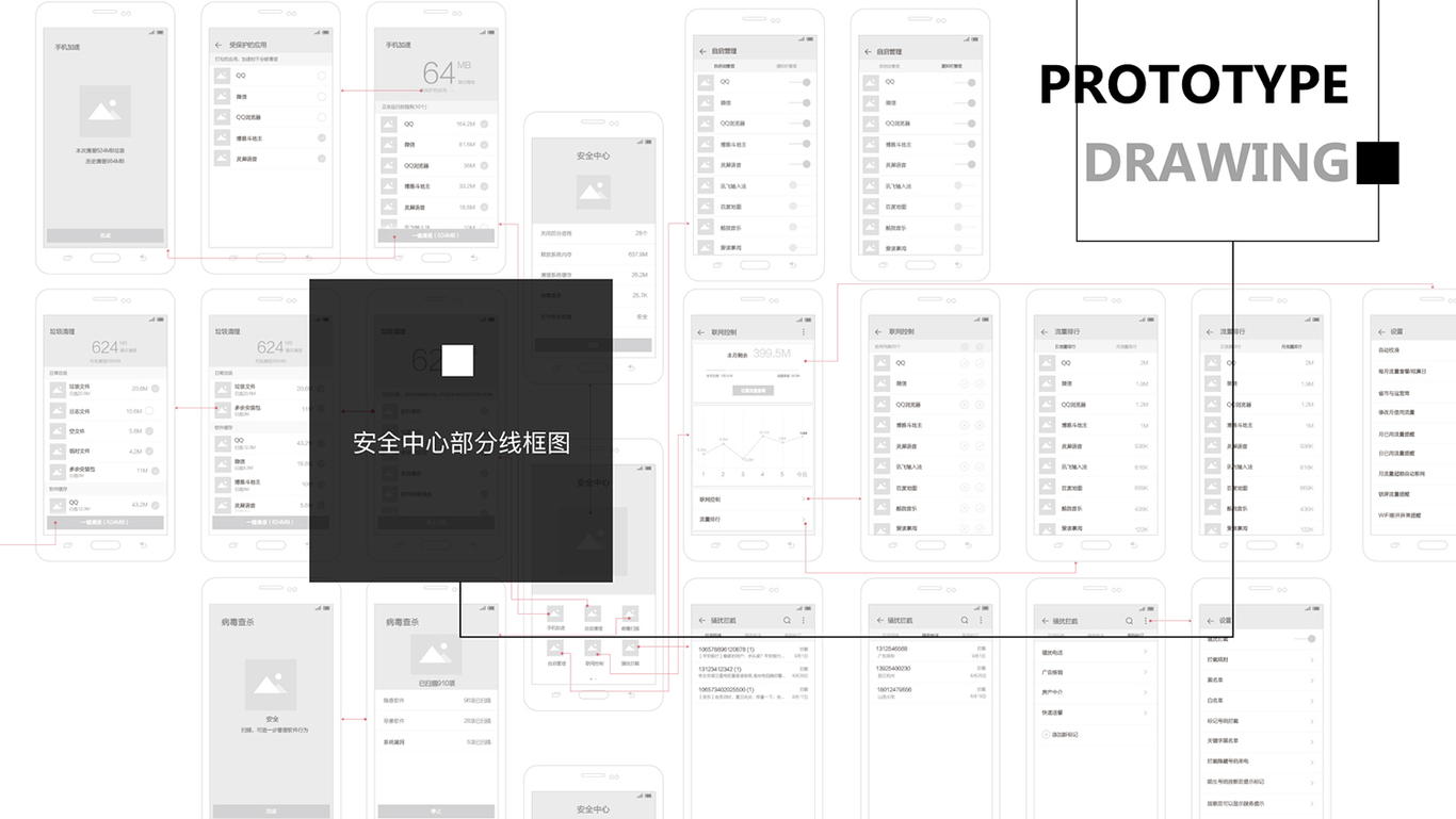 安全中心UI界面设计图2