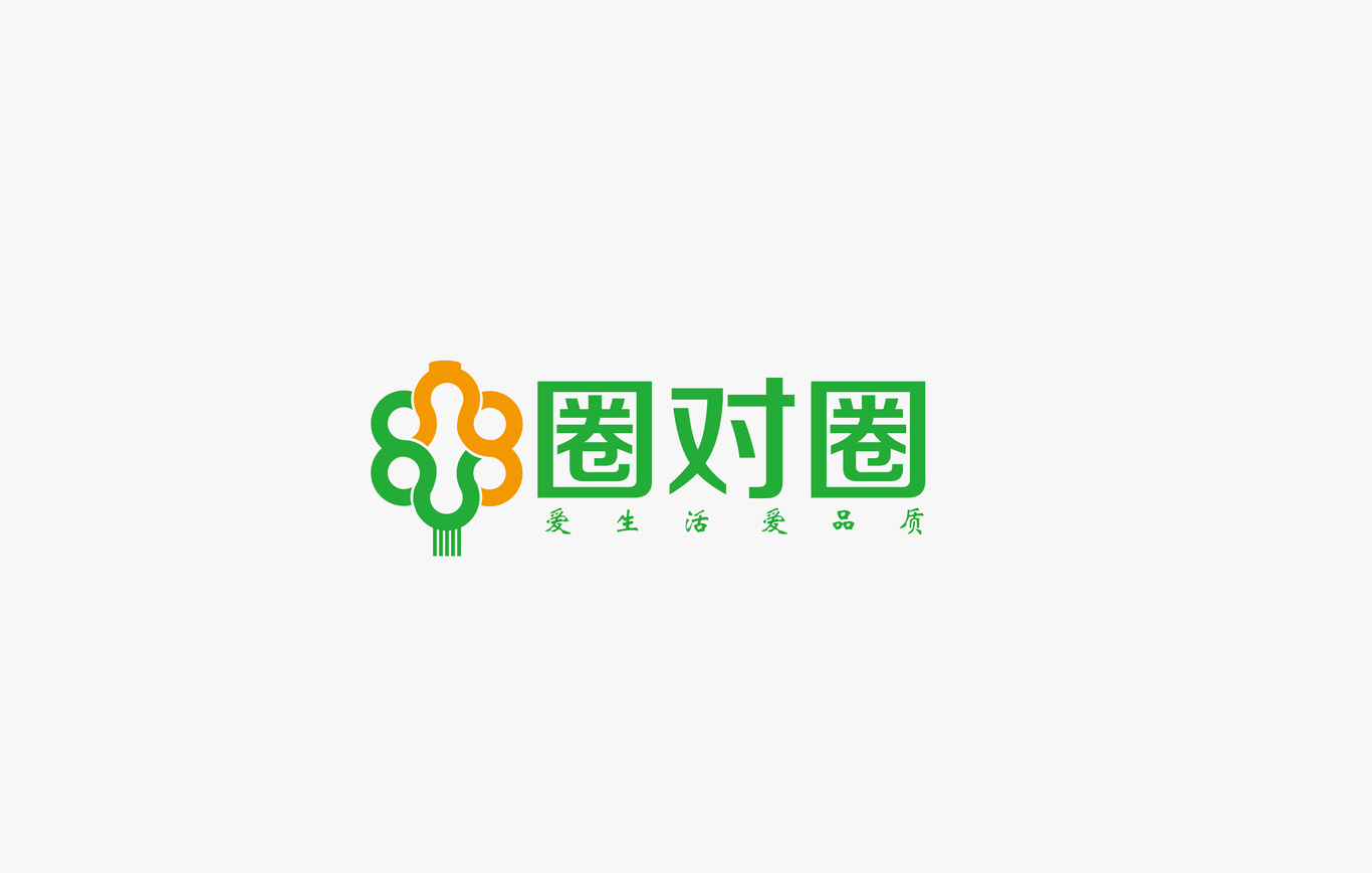 圈對圈logo設(shè)計圖1