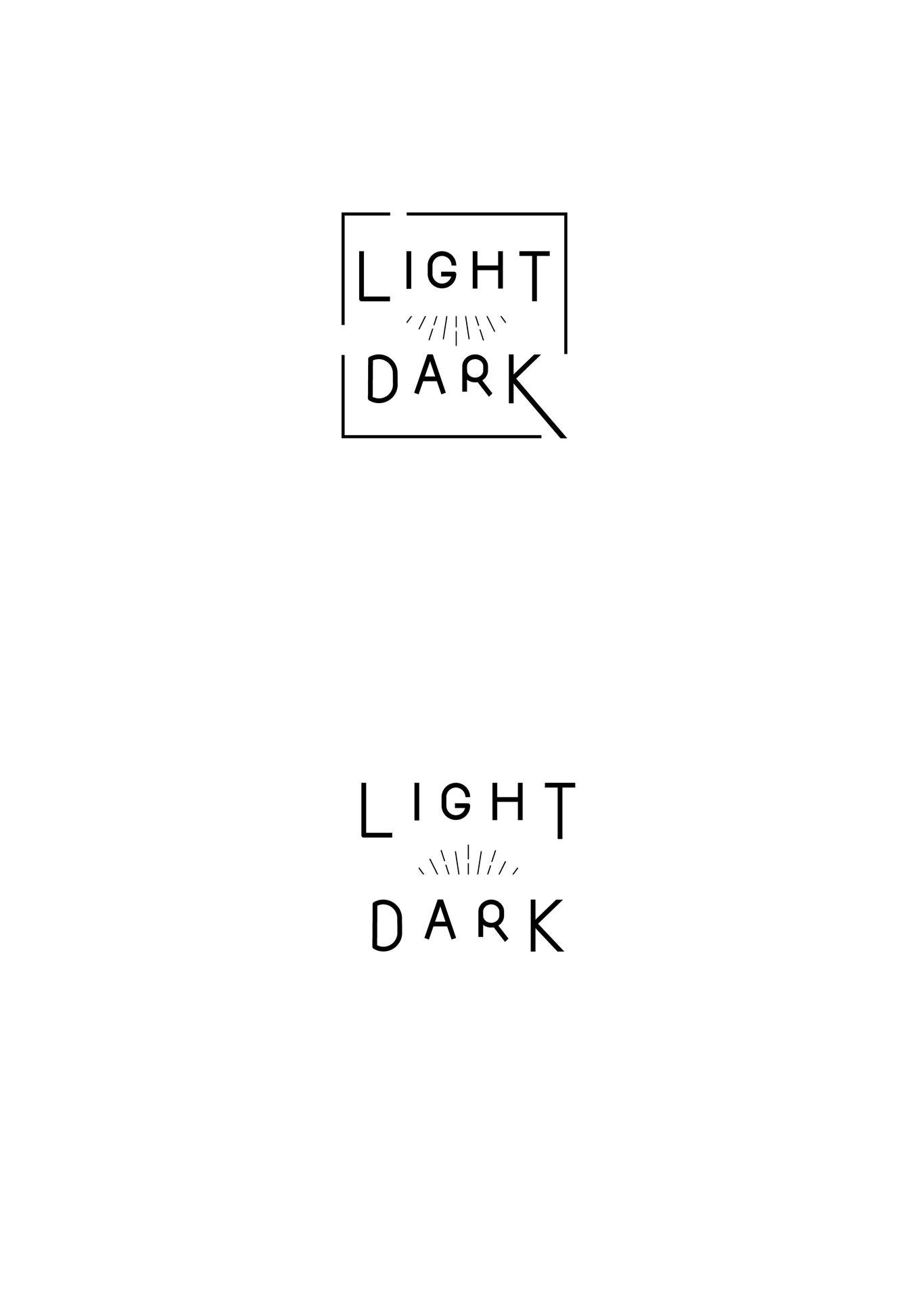 Light&Dark咖啡品牌logo圖2