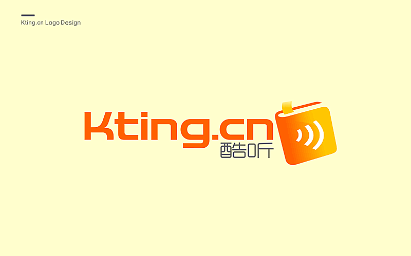 酷聽（kting.cn）有聲內(nèi)容分享平臺LOGO設計圖0