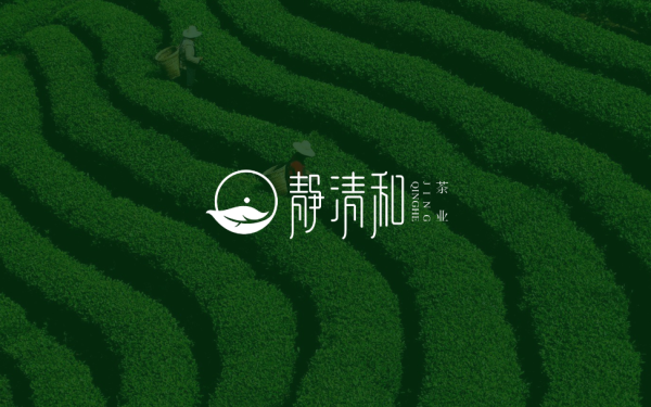 靜清和茶業(yè)logo設計