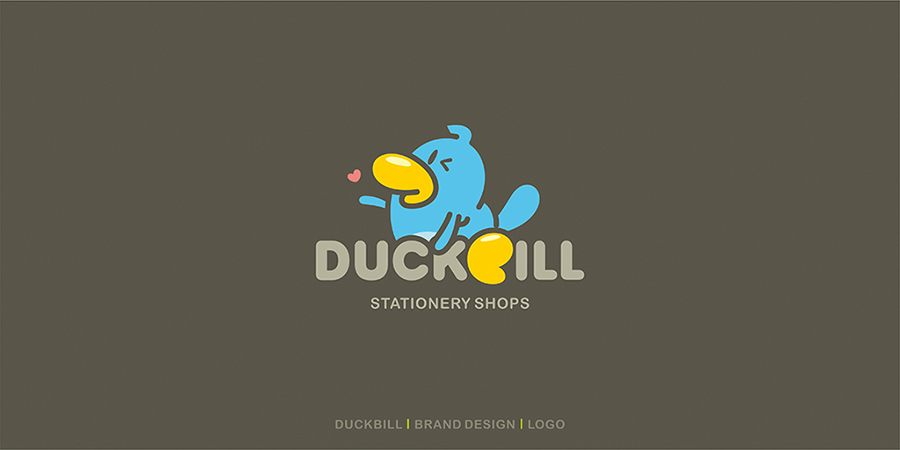 DUCKBILL電商品牌卡通形象及LOGO設(shè)計圖1