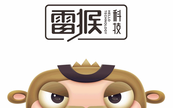 雷猴科技卡通形象及LOGO設(shè)計(jì)