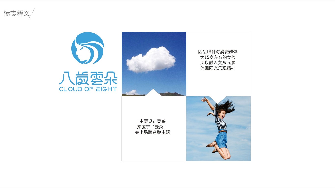 八歲雲(yún)朵服裝品牌LOGO設(shè)計中標(biāo)圖0