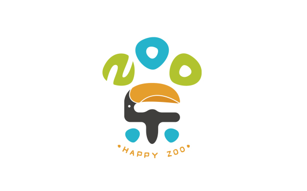 樂ZOO動物園LOGO設(shè)計