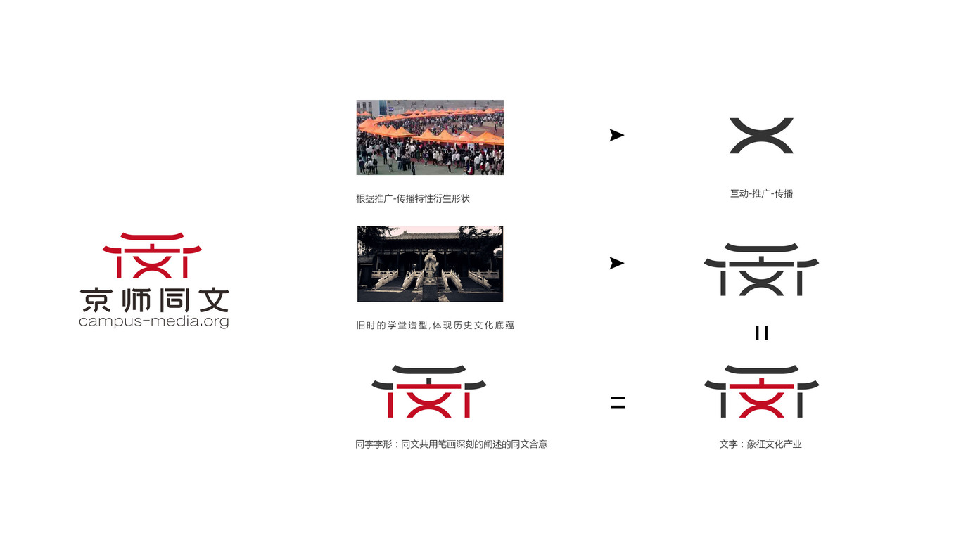 京师同文教育品牌LOGO设计中标图0