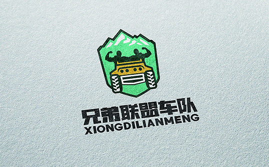 兄弟联盟车队品牌logo设计