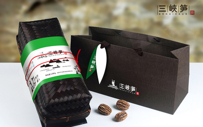 竹筍特色禮盒包裝設計