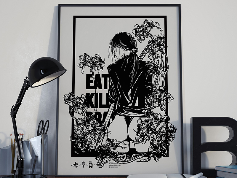 多喜愛(ài)家紡品牌插畫(huà)設計圖0
