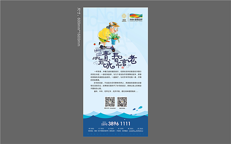 鸿坤 · 理想海岸户外广告设计图3