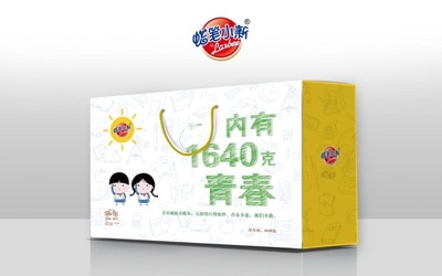 蜡笔小新食品“青春纪念版”礼盒包装设计...