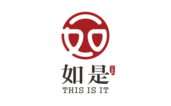 如是炸醬面LOGO形象設(shè)計(jì)