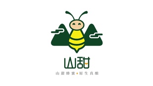 山甜農(nóng)產(chǎn)品品牌LOGO設(shè)計