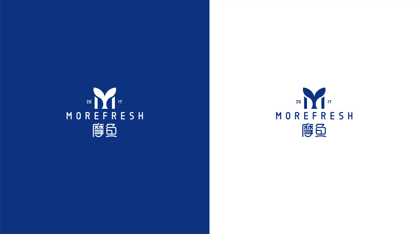 摩魚| MOREFRESH | LOGO設(shè)計(jì)圖1