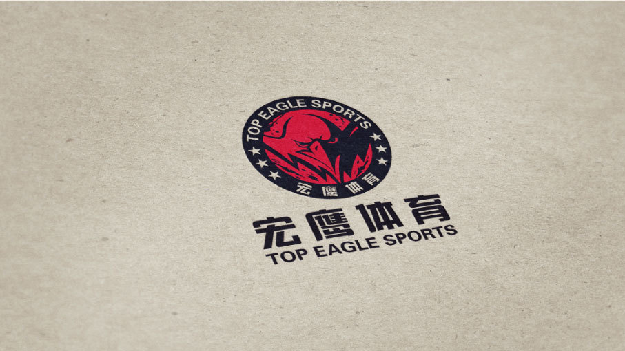 宏鷹體育品牌LOGO設(shè)計(jì)中標(biāo)圖2