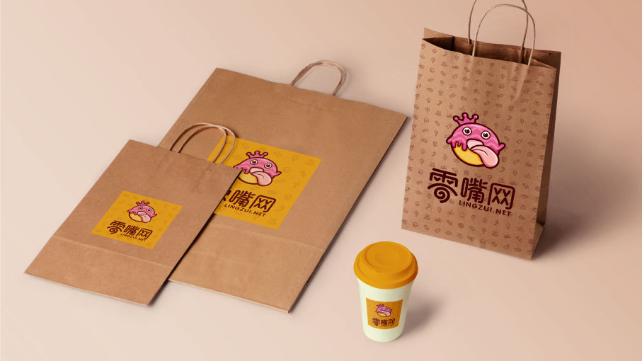 零嘴網(wǎng)電商品牌LOGO設(shè)計(jì)中標(biāo)圖3