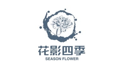 花影四季LOGO設計