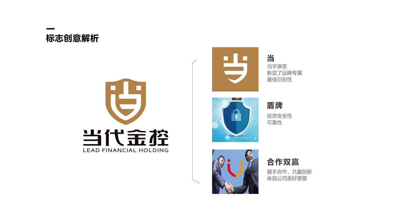 当代金控金融品牌LOGO设计中标图0